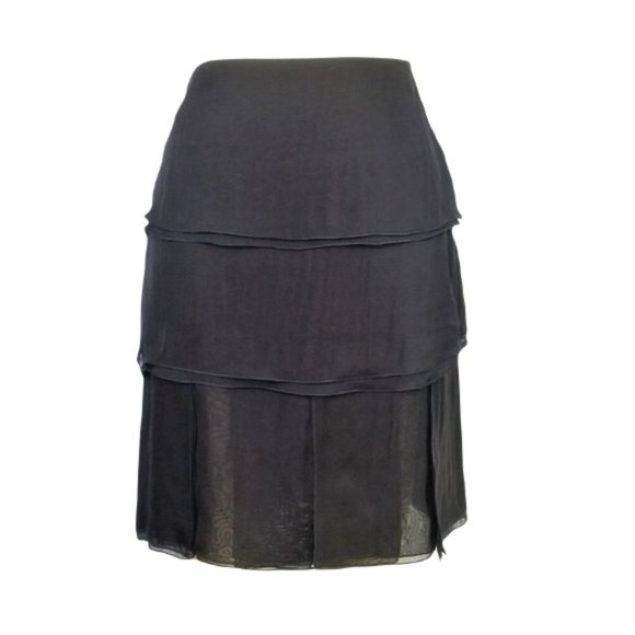 Stella McCartney Dresses & Skirts - Stella McCartney Silk Tiered Skirt Black